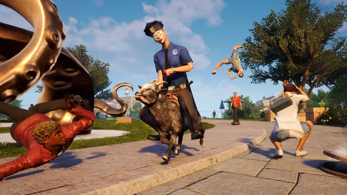 Goat Simulator 3 Ad Slapped With Take-Two Takedown Notice For