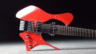 Pearson Omega in red finish on grey floor