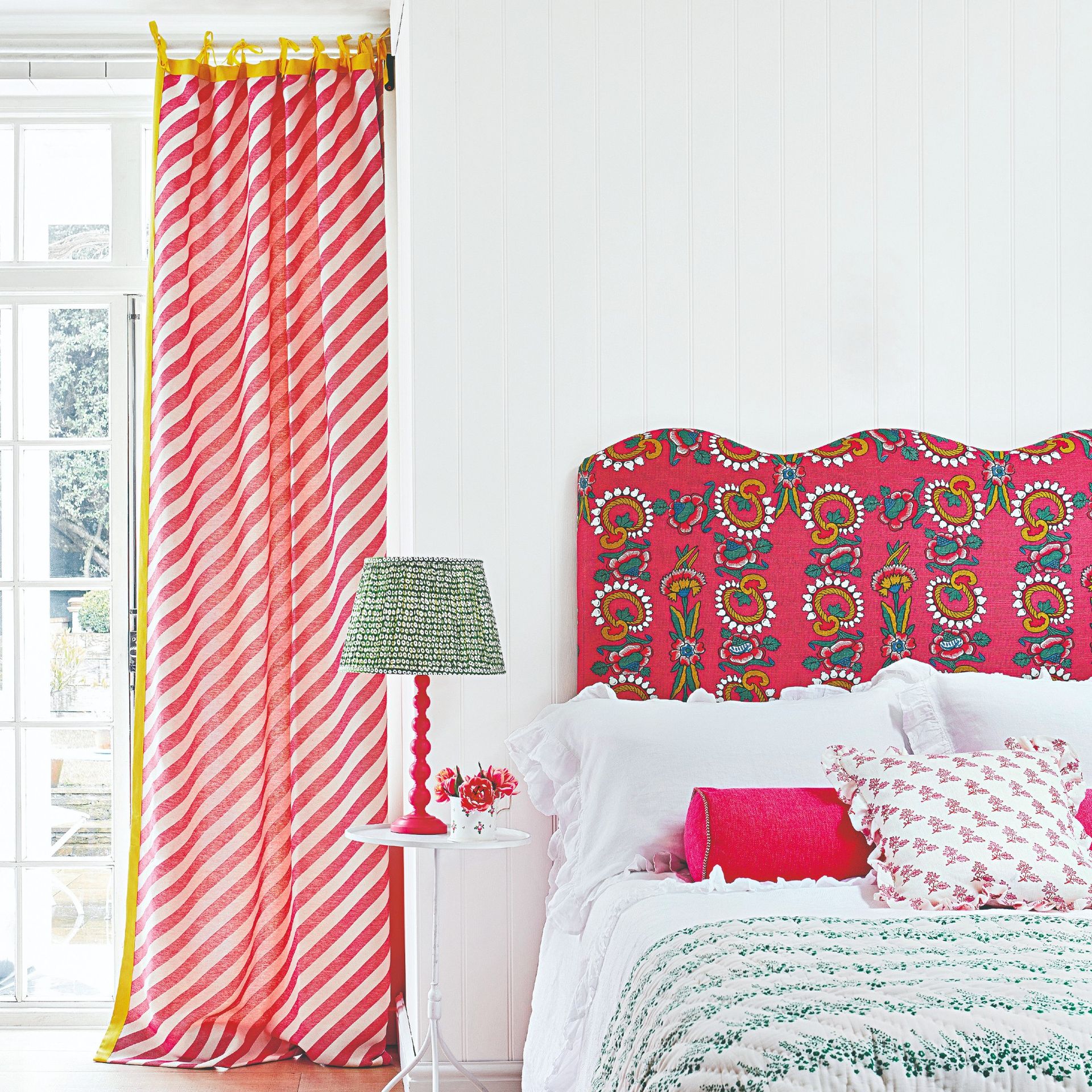 Should you match your bedroom curtains to the bedroom walls? | Ideal Home