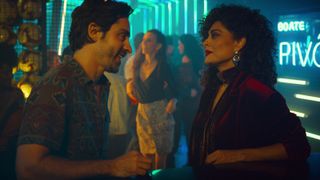 Juliana Paes and Felipe Abib in Netflix's Desperate Lies