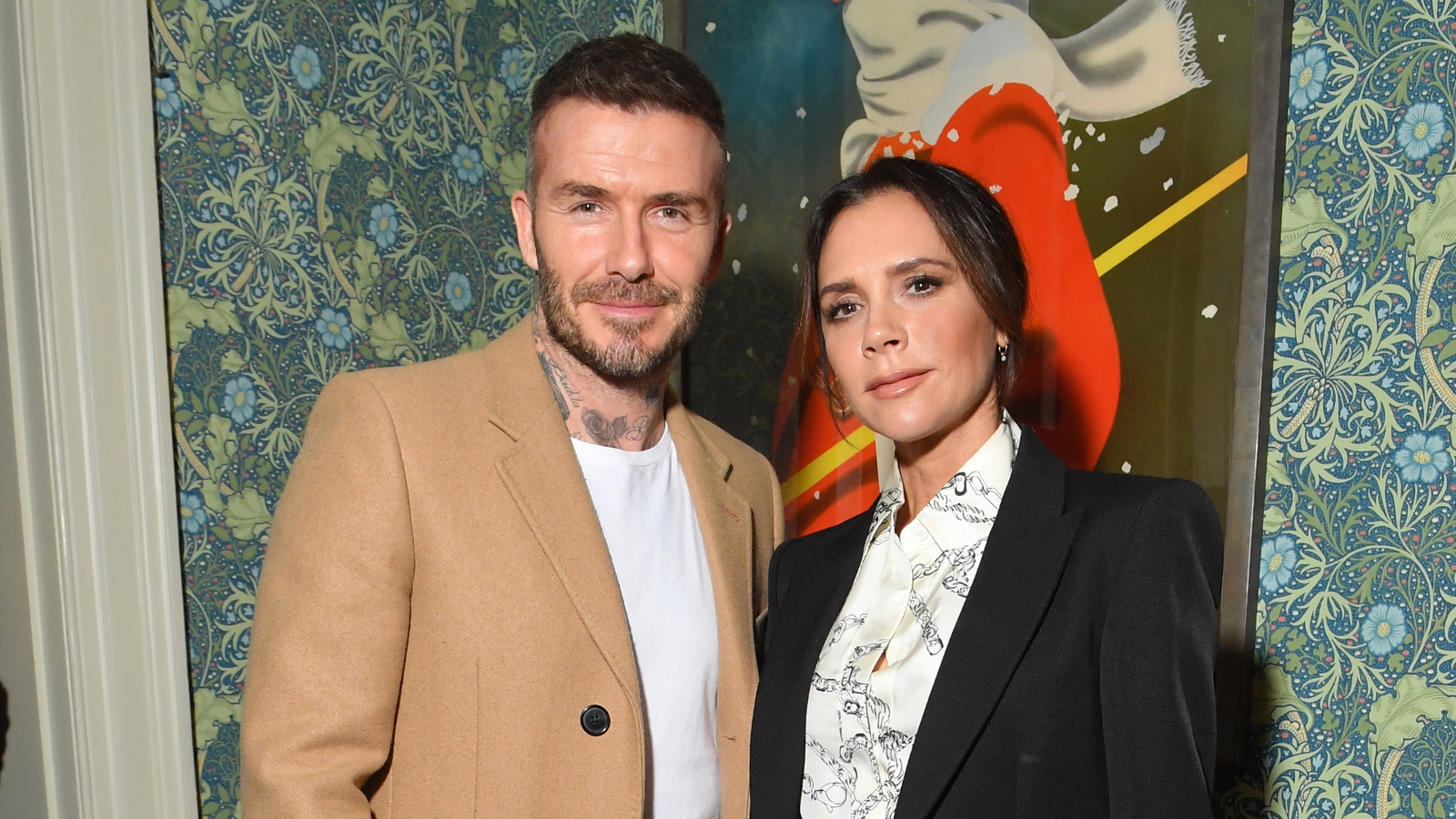 Victoria and David Beckham's Living Room Exudes Elegance With Modern Art, White Curtains, and a Classic Lamp – It's a Masterclass in Evergreen Style