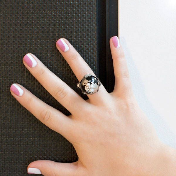 Chanel Nail Art How–To: The New French Manicure
