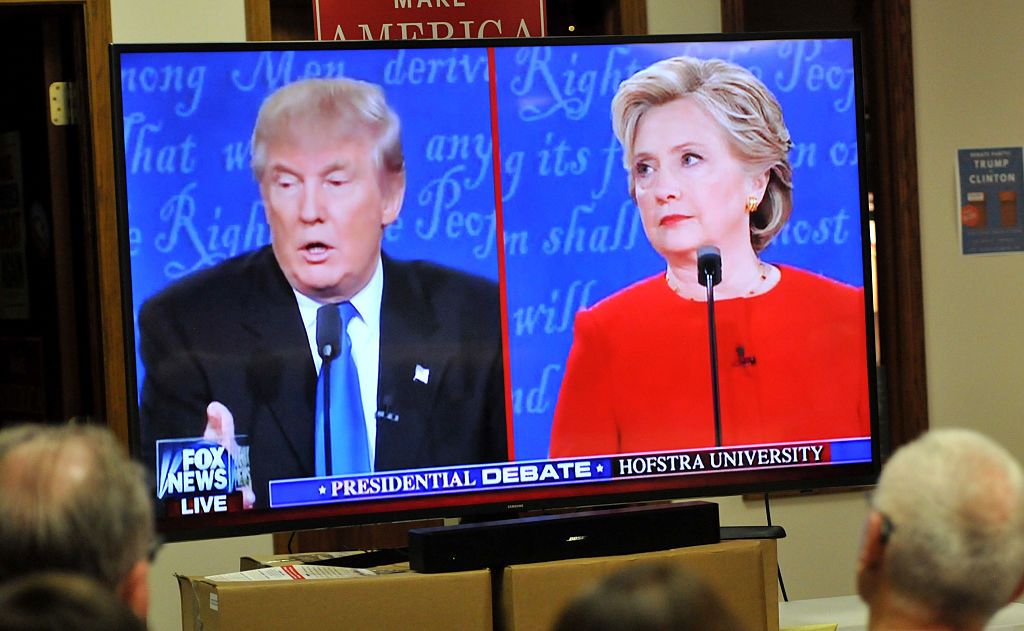 Donald Trump and Hillary Clinton debate