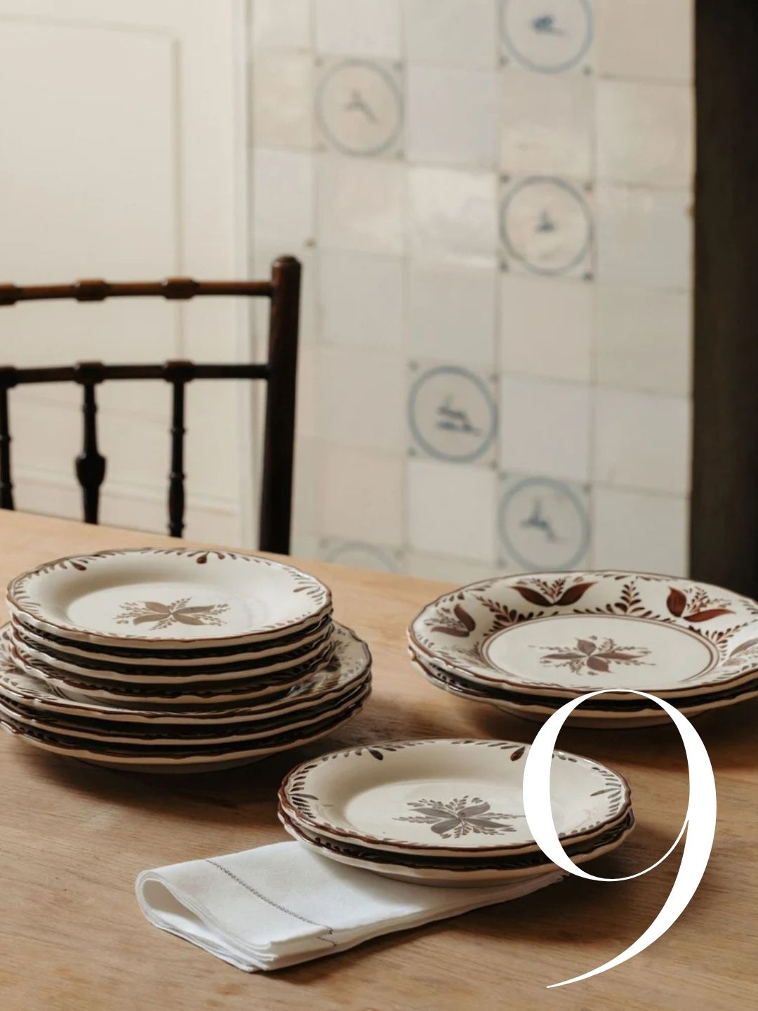 Ottilie Dinner Plate, Brown
