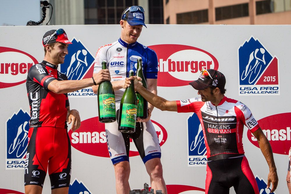 Today top three celebrate on the podium