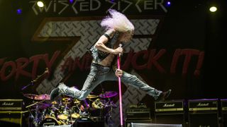 A picture of Dee Snider performing live