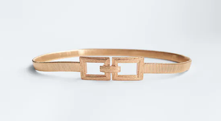 Metallic Elasticated Belt, £15.99, Zara