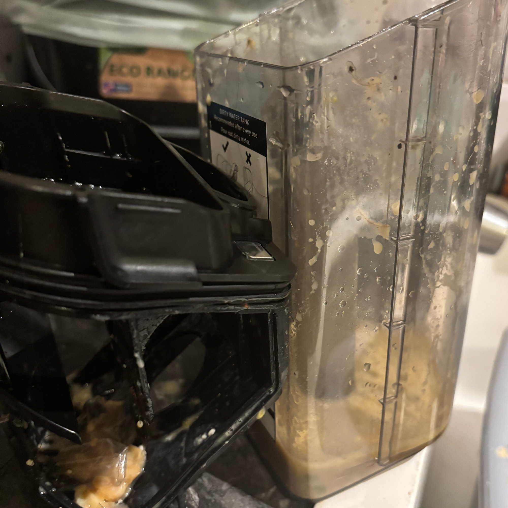  Shark HydroVac Cordless Hard Floor Cleaner dirty water tanks