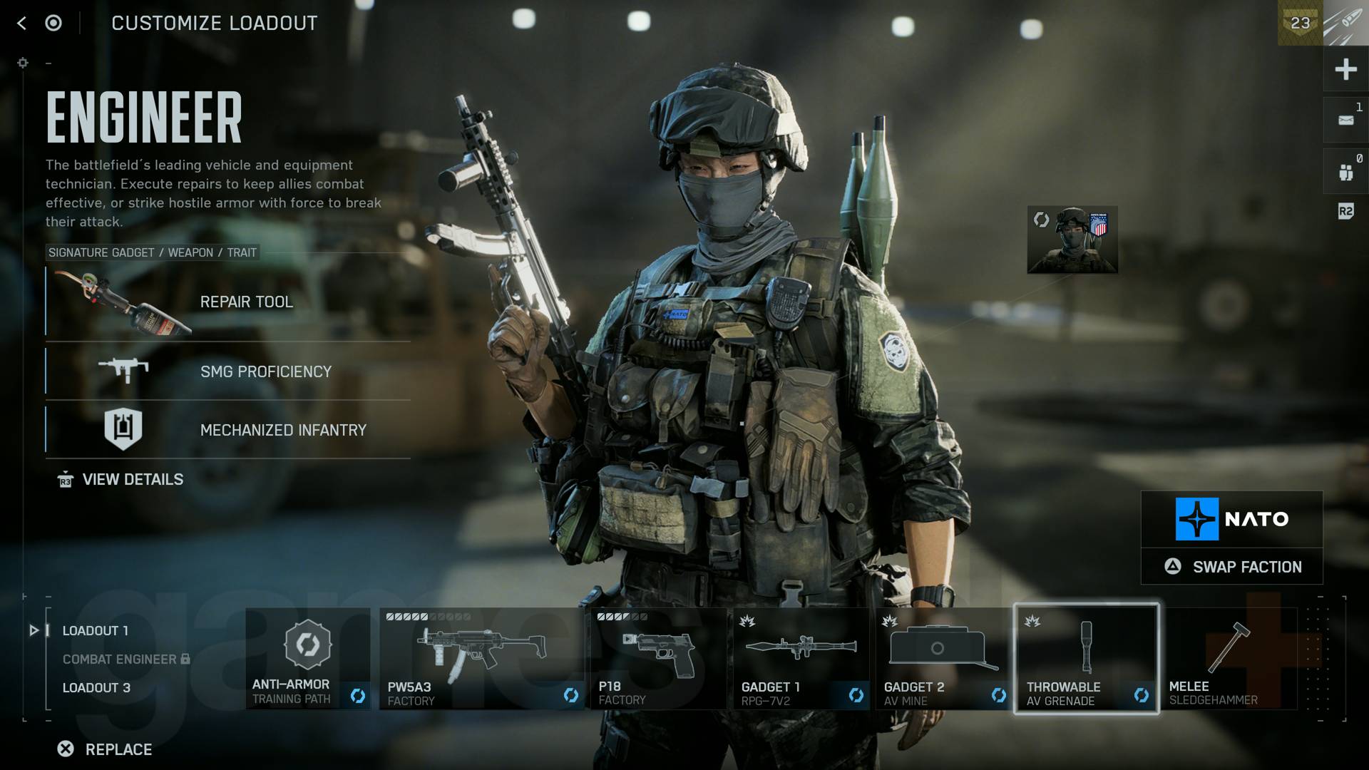 Battlefield 6 Engineer class loadout