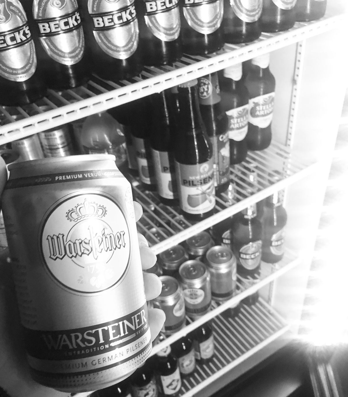 The fridge benefits of touring with Rammstein.
