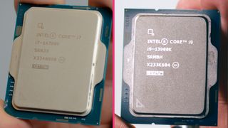An Intel Core i-14700K vs 13900K, side by side