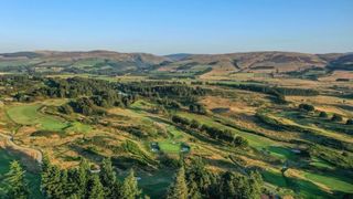 Gleneagles King's Course photographed from above