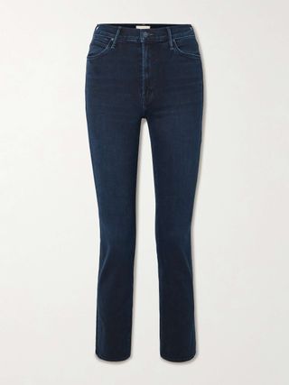 The Dazzler Ankle Mid-Rise Straight-Leg Jeans