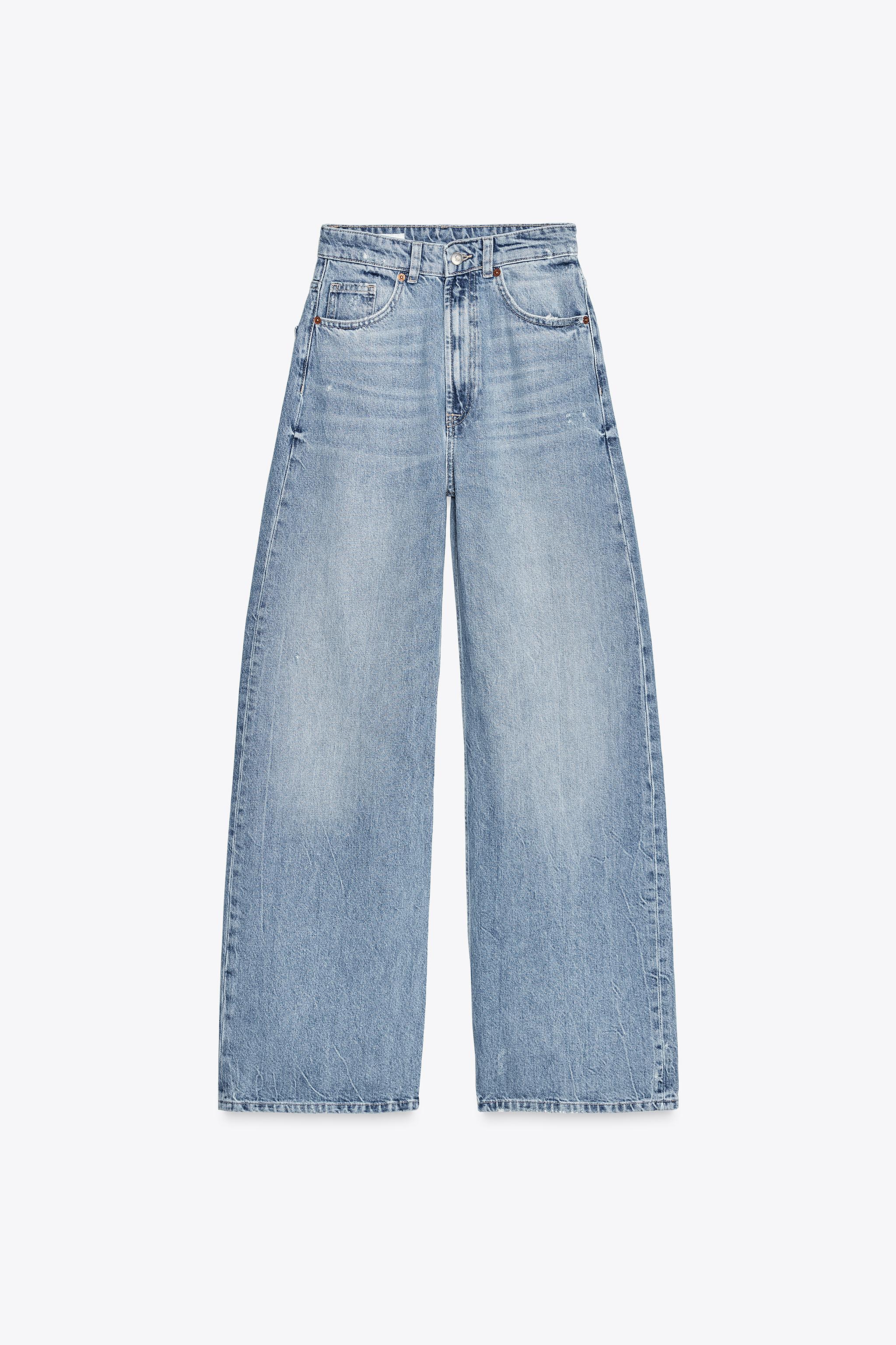Trf Extra Wide-Leg High-Waist Jeans