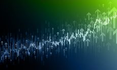 stocks up green arrows rising