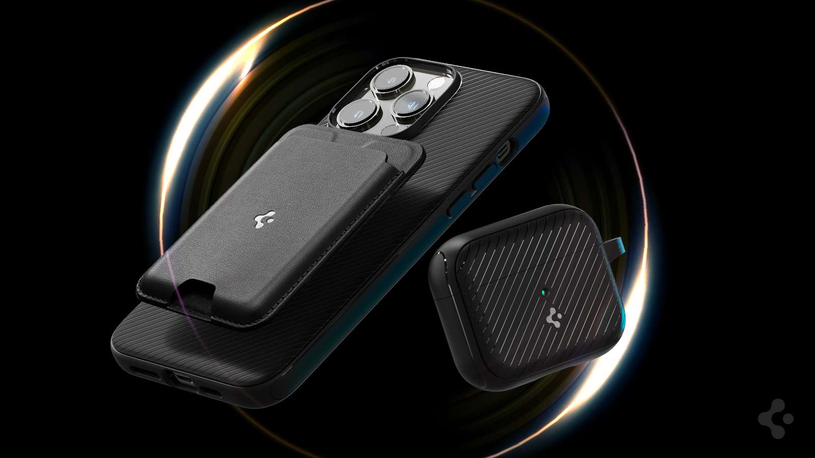 Spigen's iPhone 14 Mag Armor Magfit with AirPods 3 and Valentinus MagFit