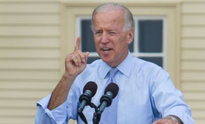 Vice President Joe Biden speaks at a campaign event on Sept. 7 in Portsmouth, N.H.: Biden might be able to outdo Ryan if he calls the congressman out on his budget math, and brings up the "un