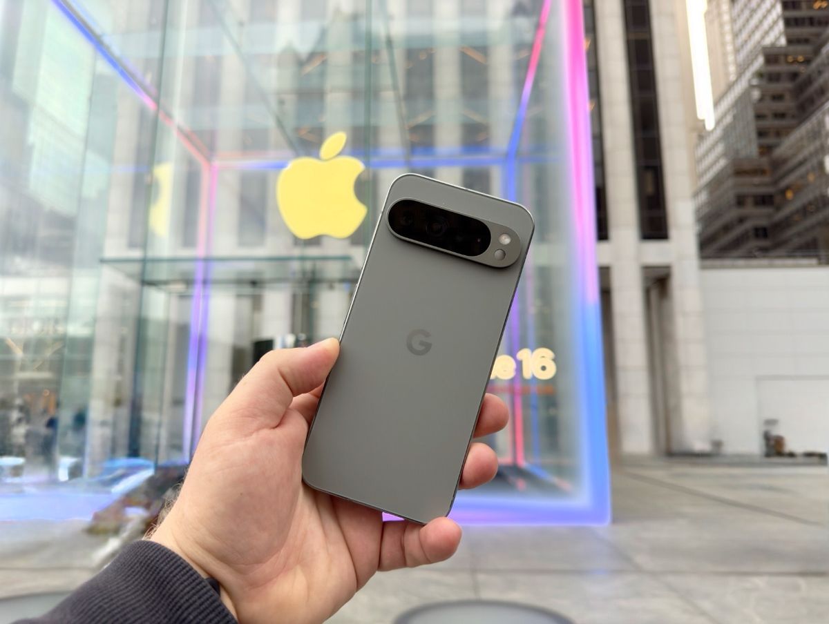 Magic Eraser results using Pixel 9 Pro Fold
