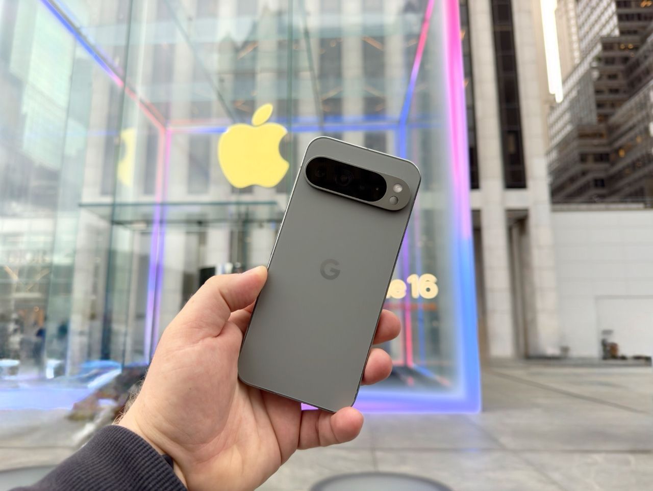 Magic Eraser results using Pixel 9 Pro Fold