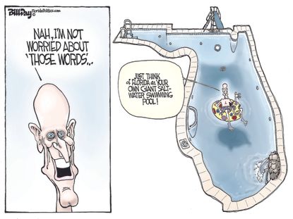 
Political cartoon U.S. Florida climate change