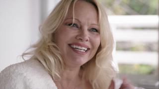 Pamela Anderson headshot from Pamela, A Love Story