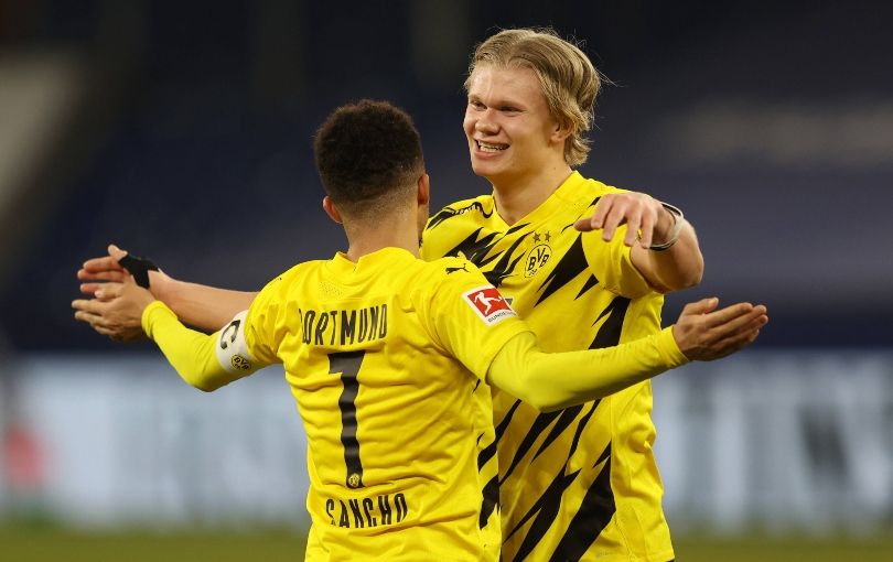 Erling Haaland and Jadon Sancho