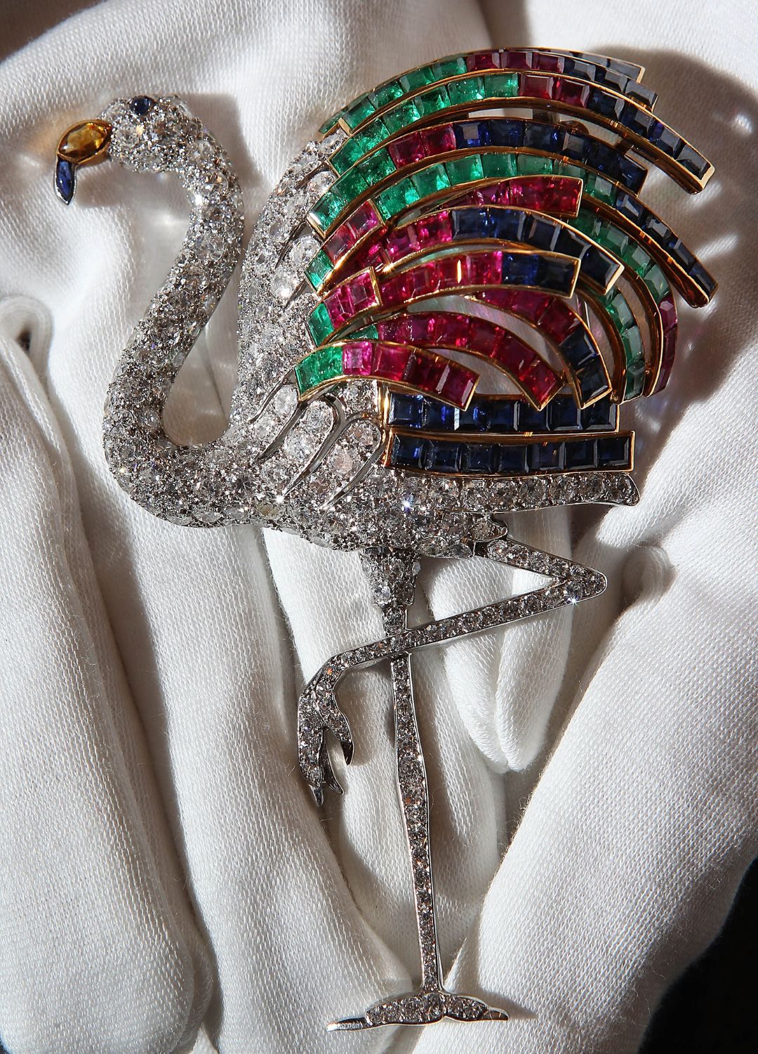 Flamingo Cartier brooch, once owned by Wallis Simpson