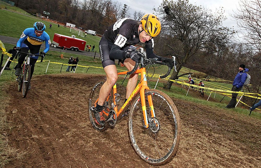 Kevin Bouchard-Hall (Wrenegade Sports/Team Placid PL) takes a great pull up the hill