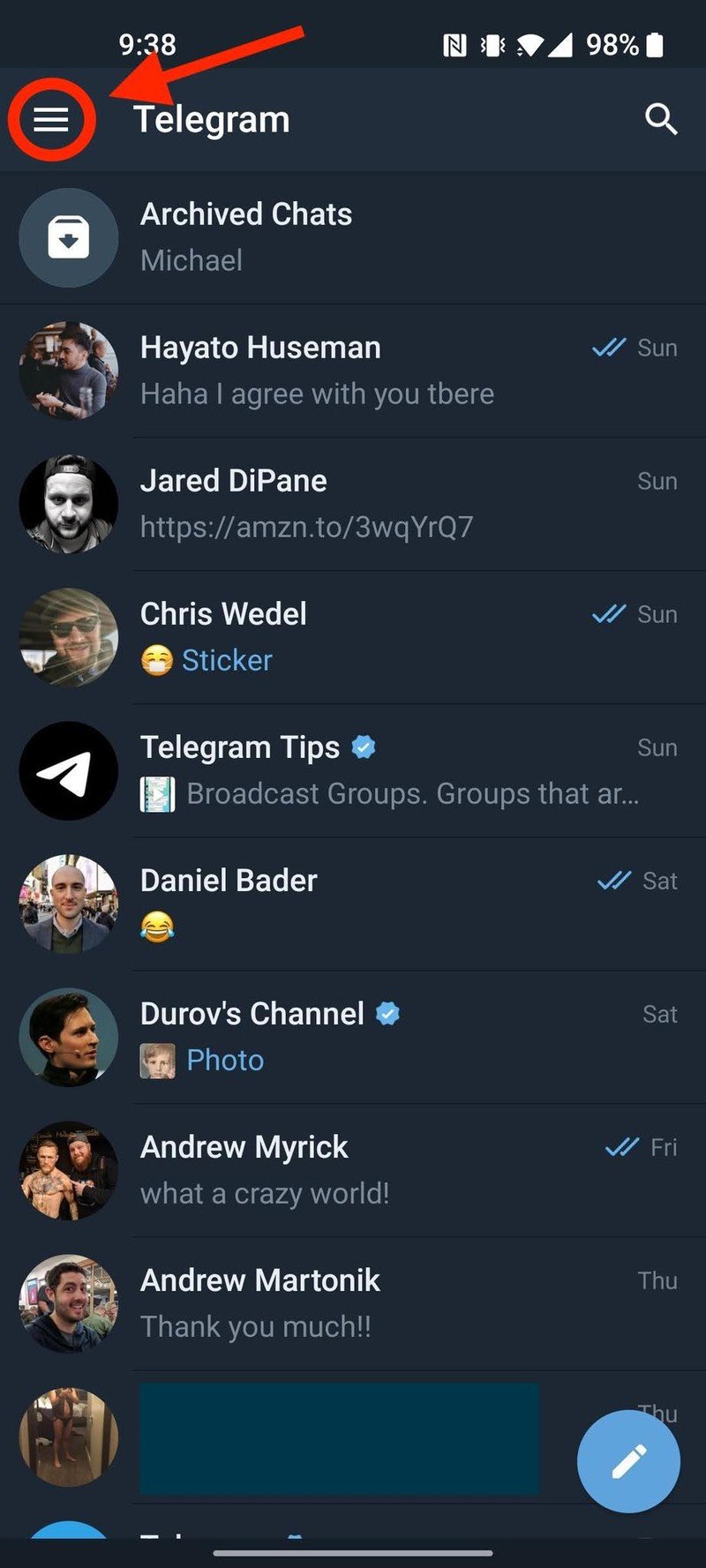 How Hide Phone Number Telegram 1