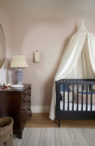 A cot in a nursery
