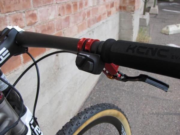 Fairwheel Bikes uses Shimano's own satellite shifter for its Di2 mountain bike project.