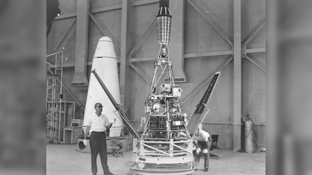 A man stands next to Ranger-1