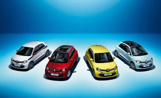 Renault Twingo in different colours