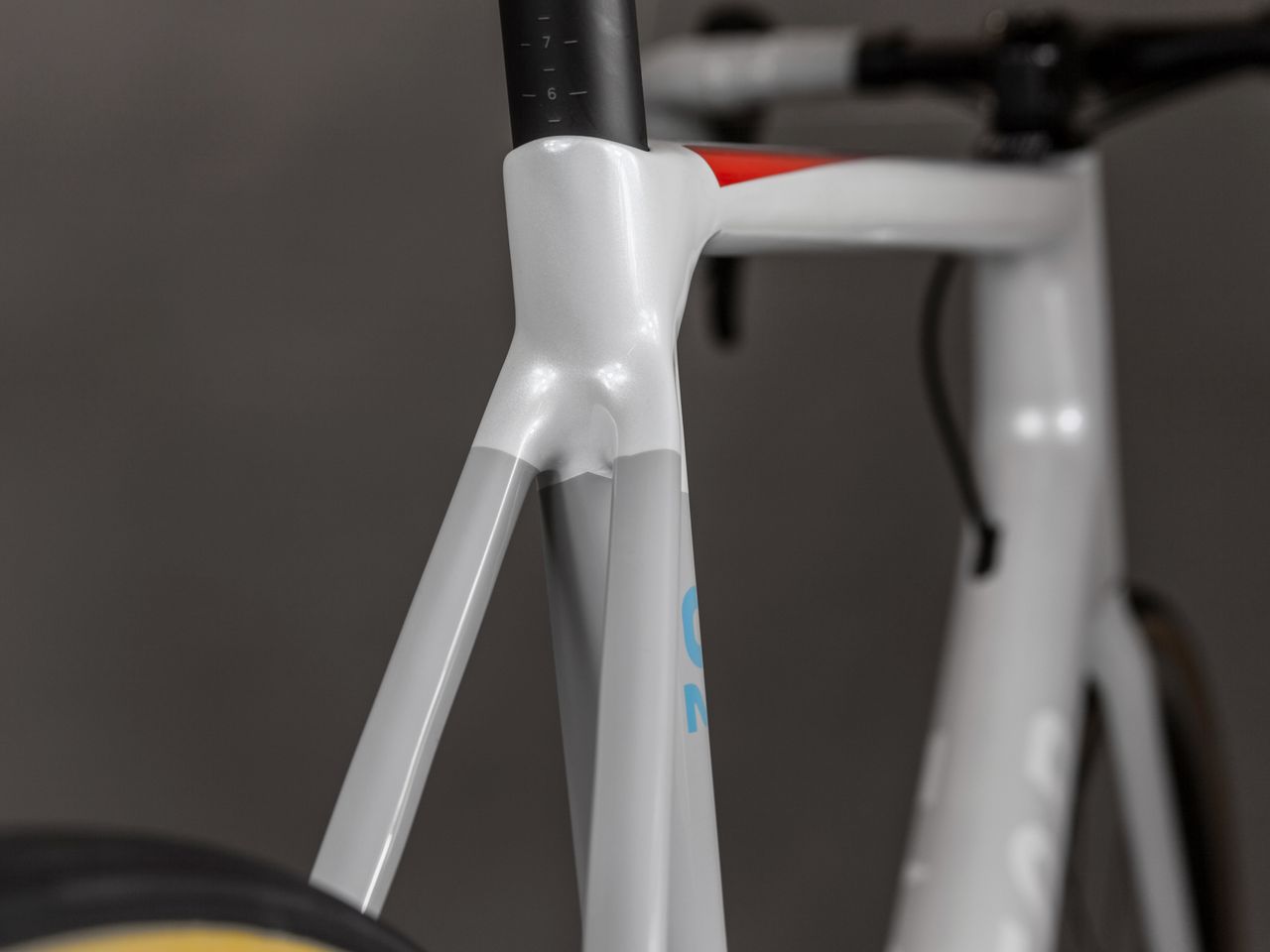 No brake bridge on the seat stays for the disc version