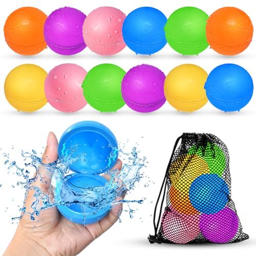 Smirodi 12-Pack Reusable Water Balloons