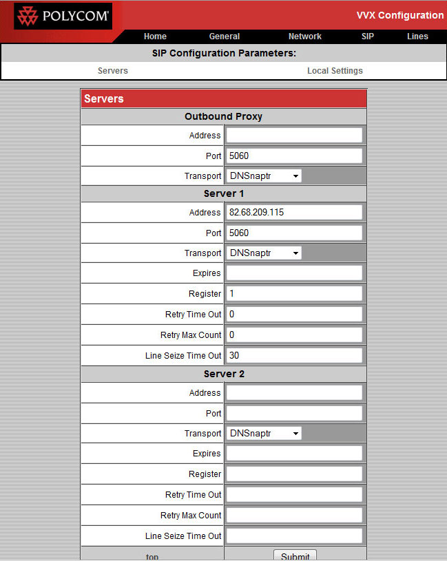 servers