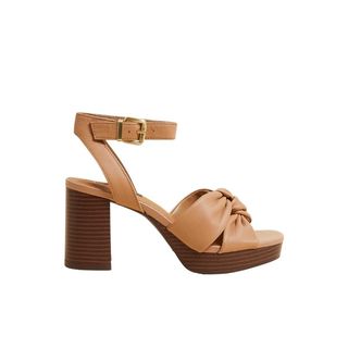 platform tan sandals