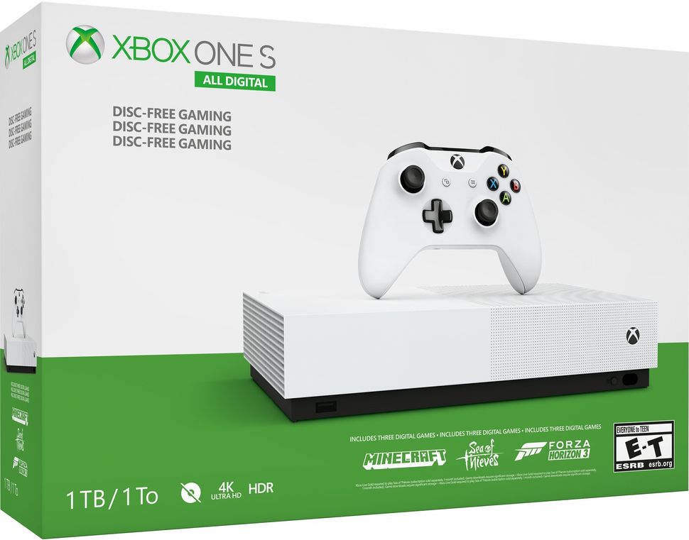 Xbox One S All Digital Edition Specs List Windows Central