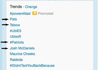 twitter trending topics