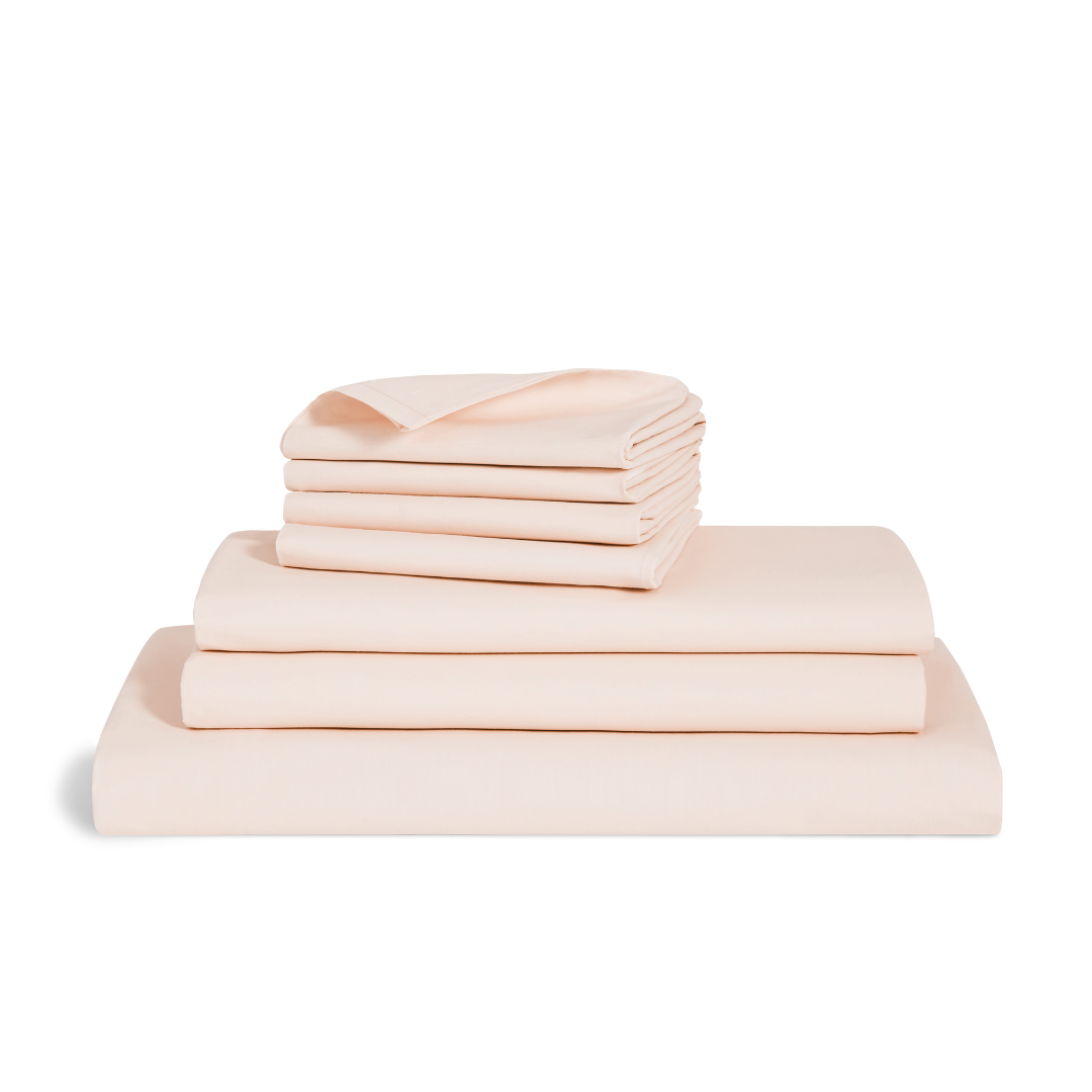 light pink sheet set