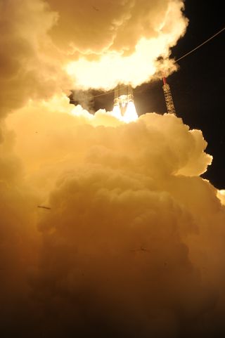Lift Off! Ariane 5 Begins Journey with ATV-4
