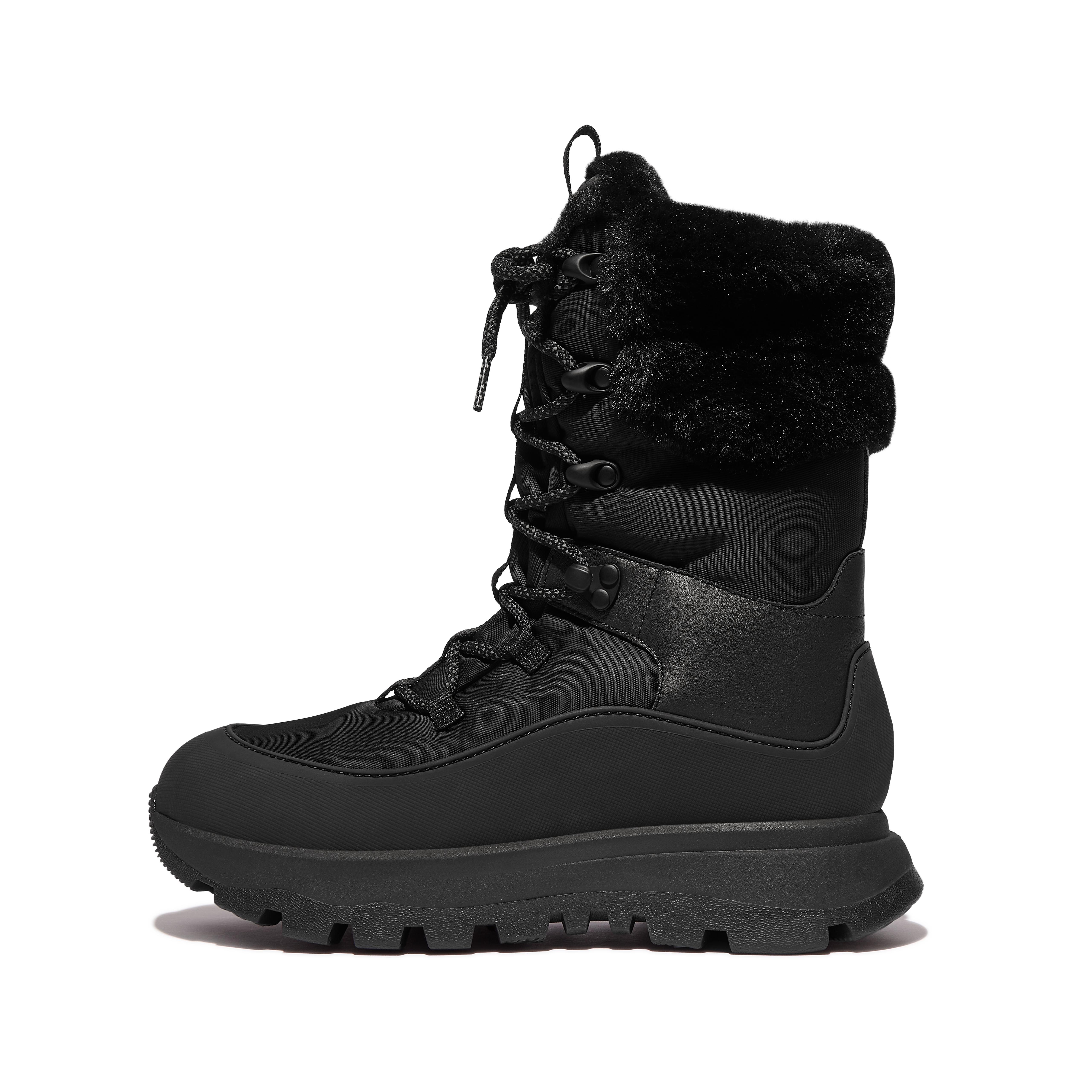 Women's Neo-D-Hyker Polyester-Leather-Rubber-Tpu Boots | Fitflop Uk