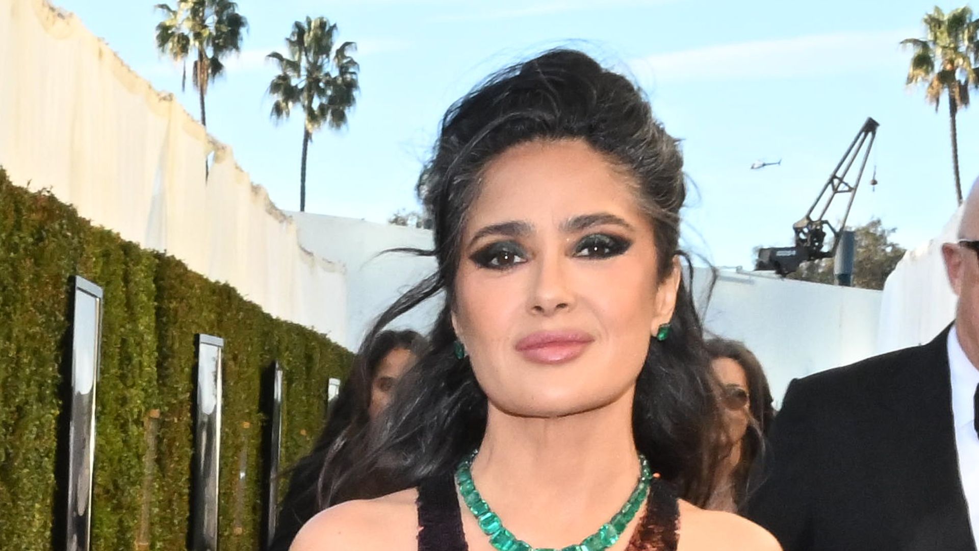 a headshot of salma hayek 