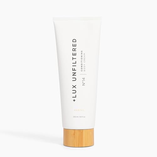 + Lux Unfiltered N°14 Conditioning Body Cream for Women - Moisturizing Body Lotion With Jojoba, Squalane, 
Shea Butter - Hydrating, Skincare Grade Ingredients - Vegan 
Cruelty Free - Santal