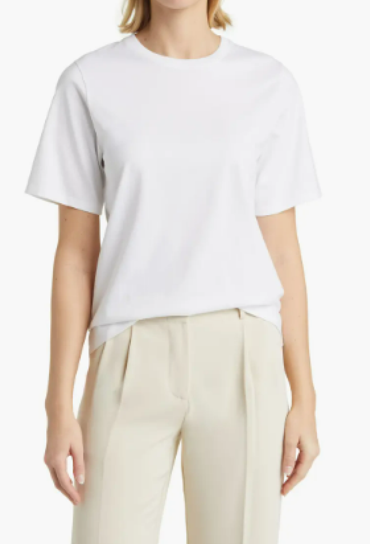 Cotton Crewneck T-Shirt