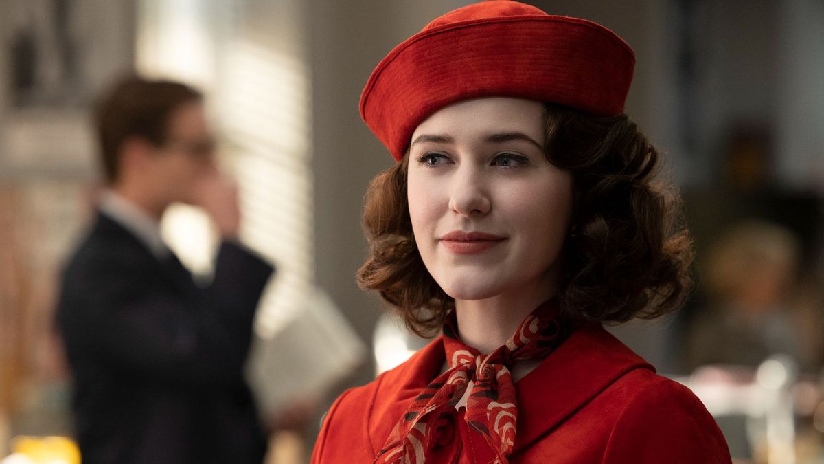 Rachel Brosnahan in The Marvelous Mrs. Maisel