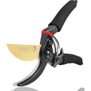 gonicc 8" Professional Premium Titanium Bypass Pruning Shears