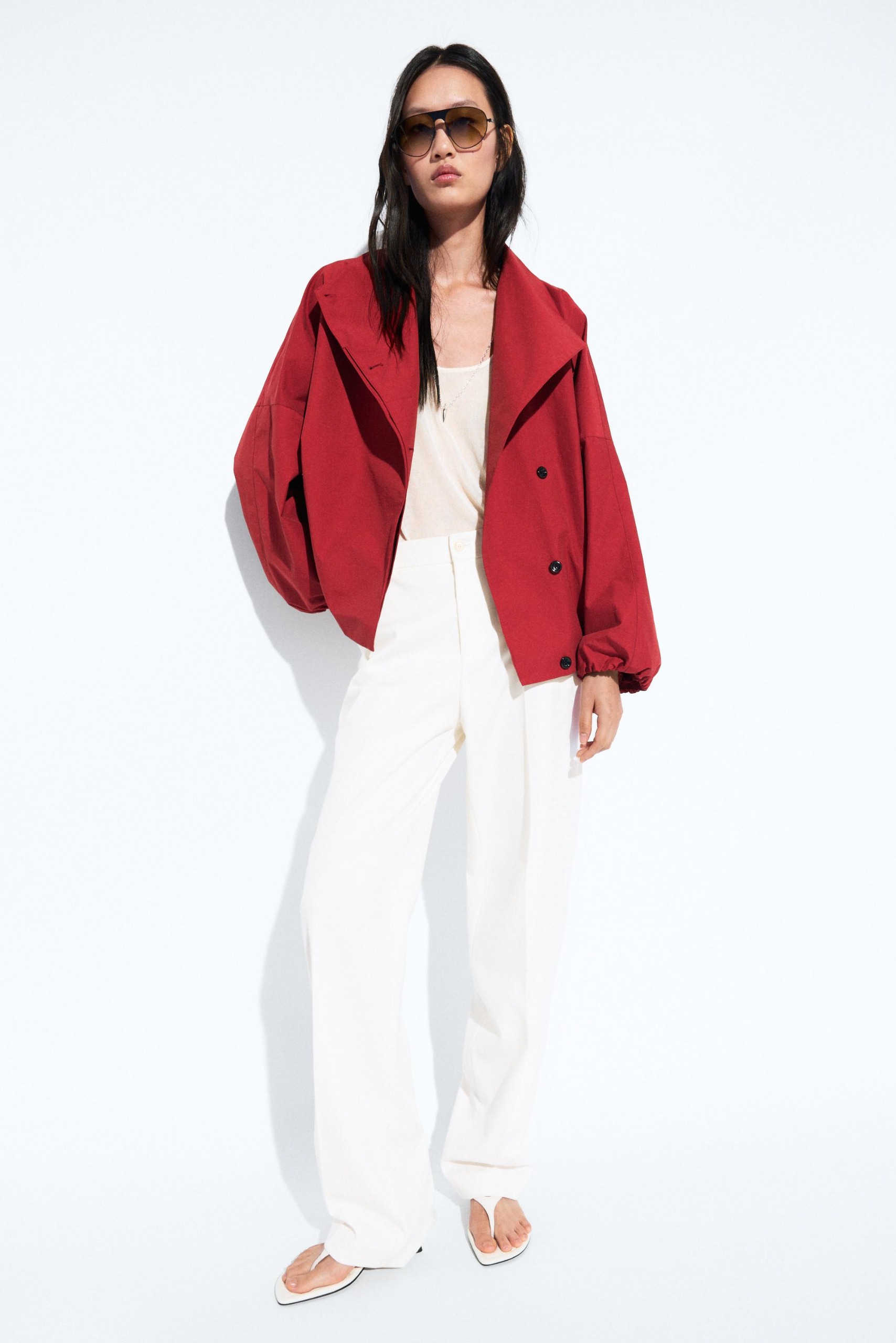 Technical Bomber Jacket With Side Button