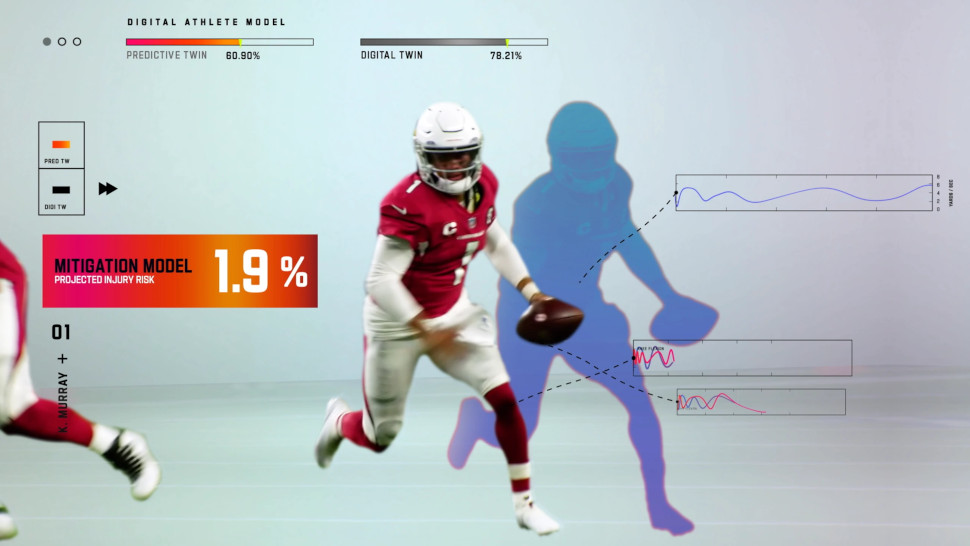 NFL Digital Athlete-Konzept