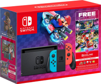 Nintendo Switch + Mario Kart 8 + 3 months online: $370 approx
Save approximately $70: